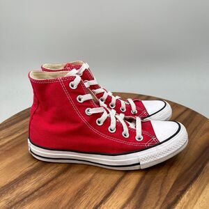 Converse All Star Chuck Taylor Shoes Womens Size 6.5 Red Casual Skate Sneakers